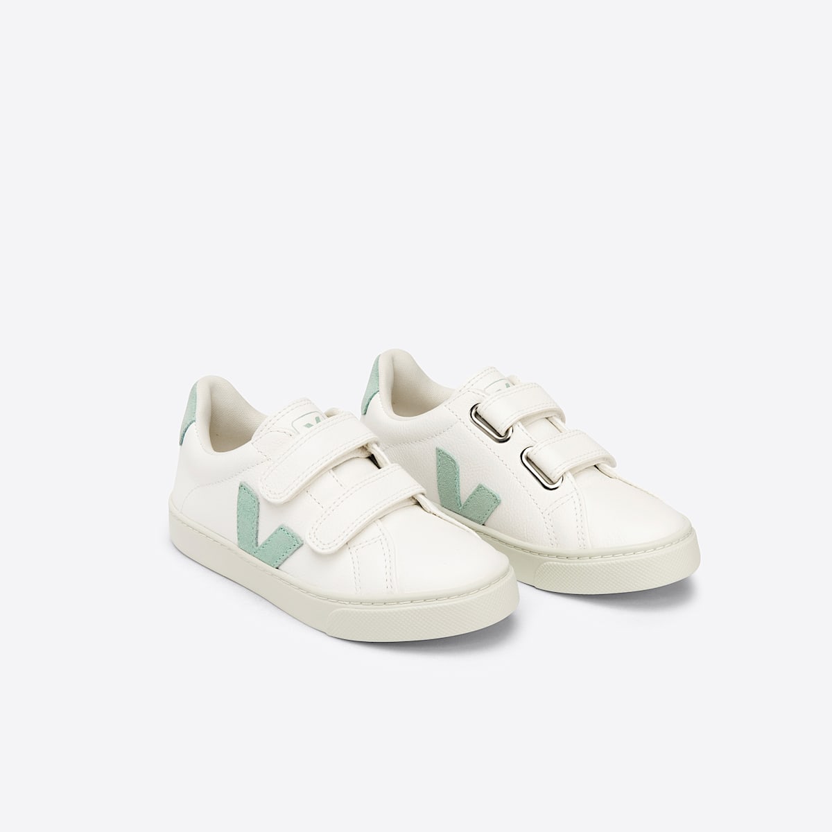 veja zapatillas small-esplar cuero blanco SV0502477 Top view