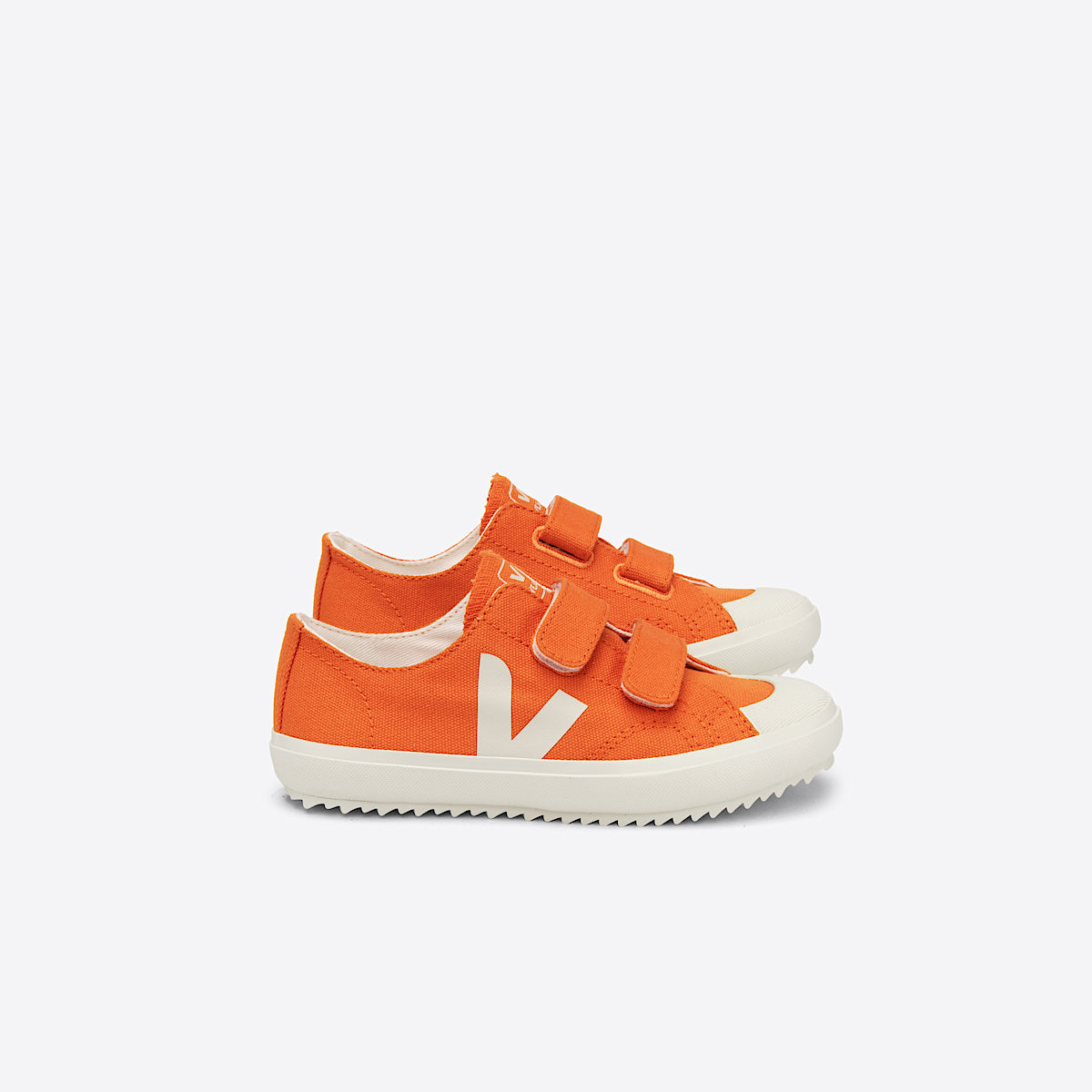 veja baskets small-ollie coton-biologique orange OV0102859 Lateral view