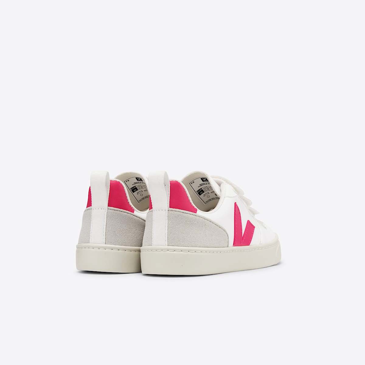 veja sneaker small-v-10 vegan weiss CV0702857 Back view