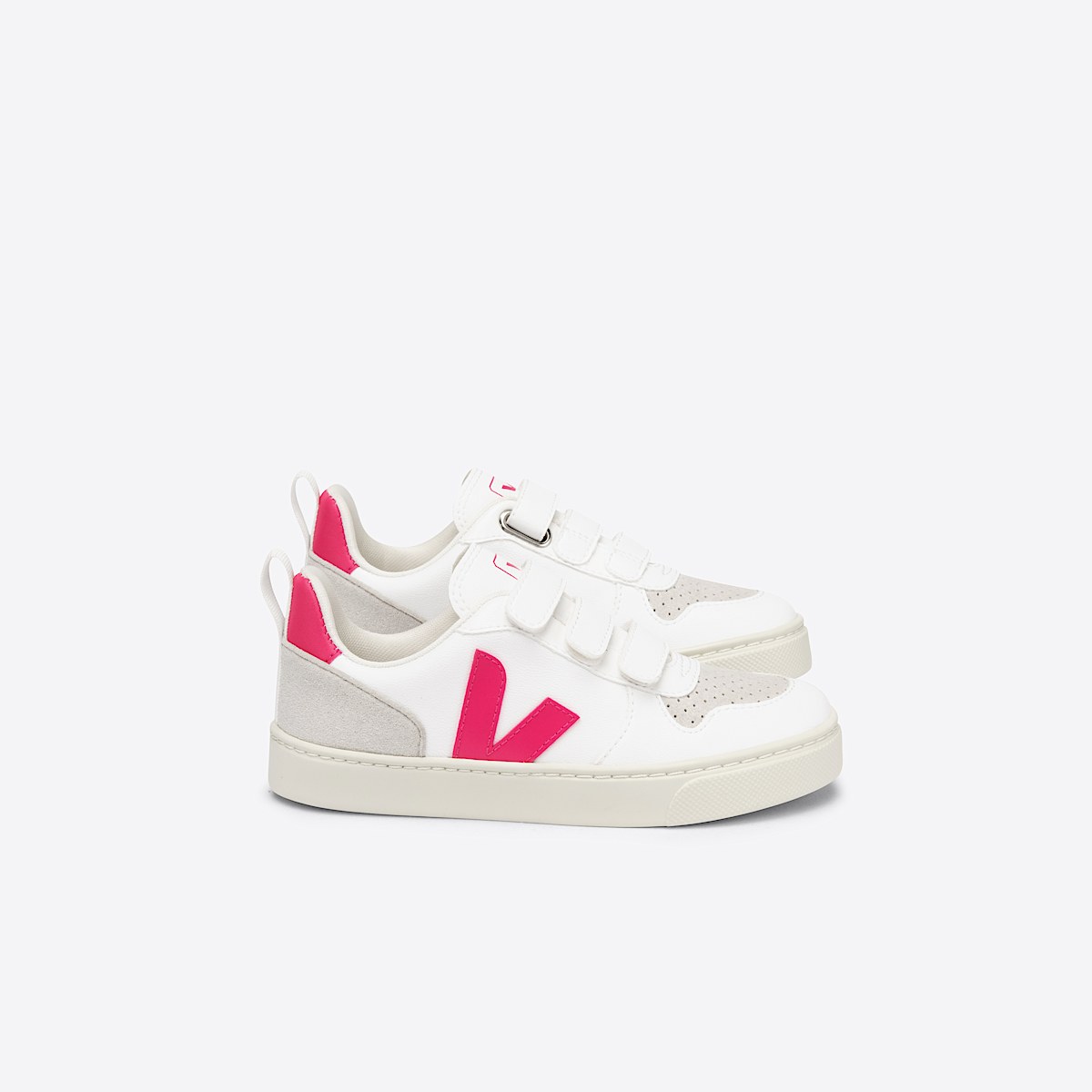 veja sneaker small-v-10 vegan weiss CV0702857 Lateral view