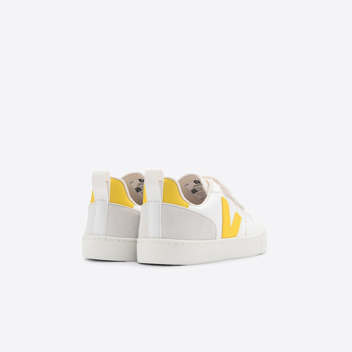 veja sapatilhas small-v-10 vegan branco CV0702549 Back view