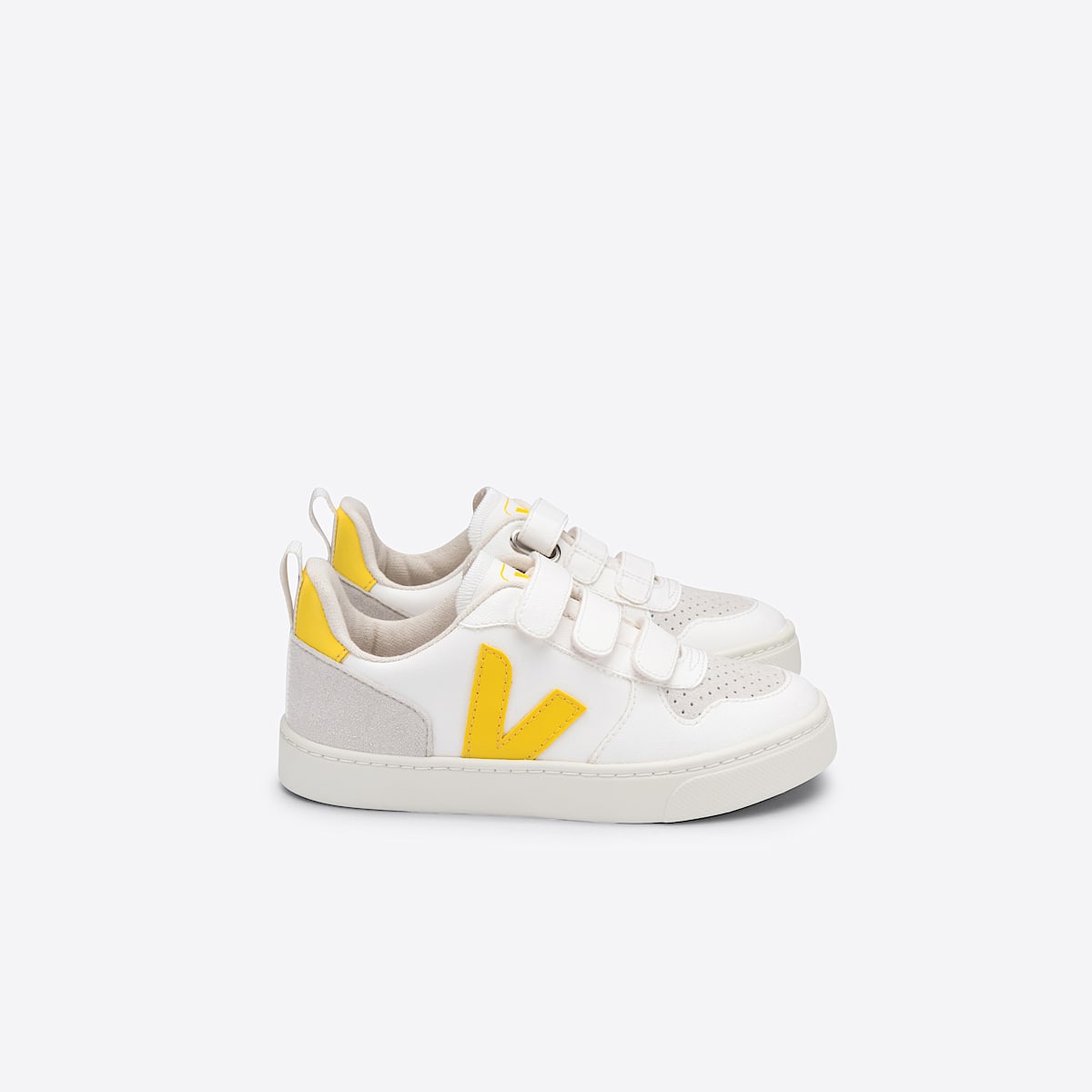 veja sneakers small-v-10 vegan white CV0702549 Lateral view