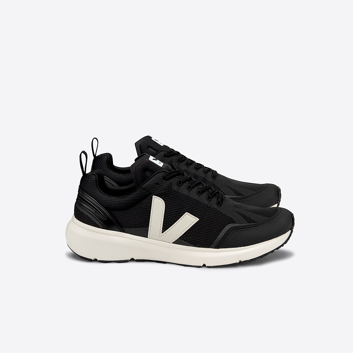 veja baskets condor-2 recyclé noir CL0102769 Lateral view