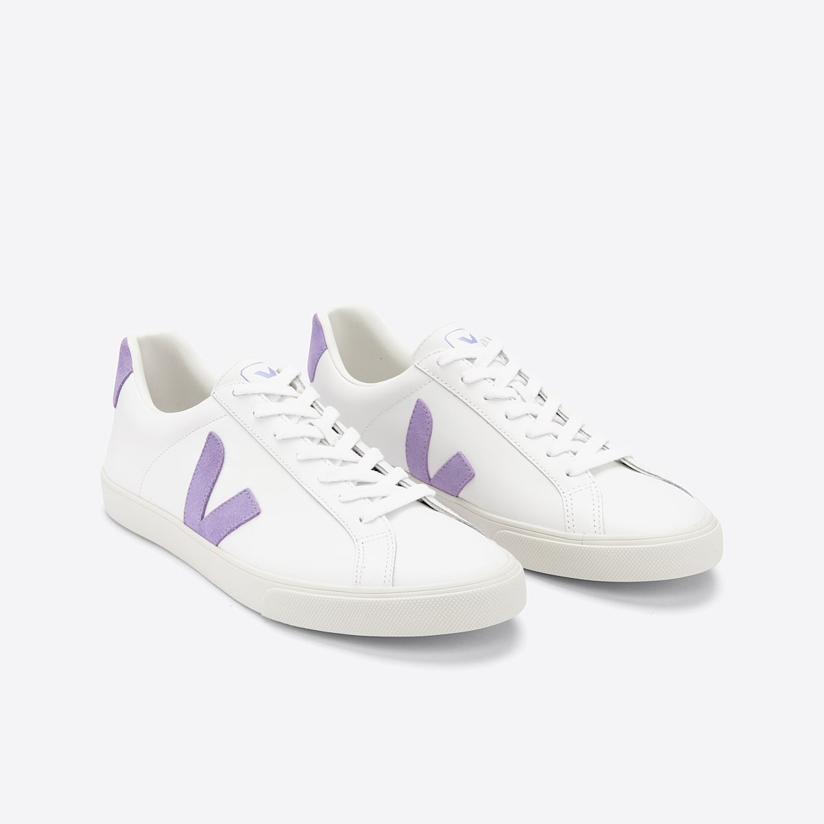 veja sneakers esplar-logo leather white EO0202968 Top view