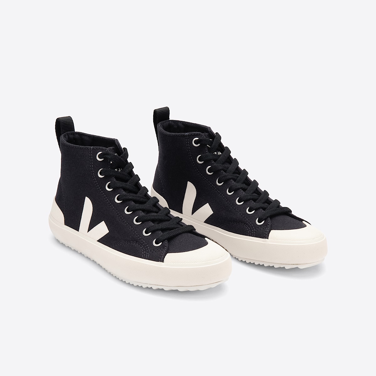 veja sneakers nova-ht organic-cotton black NT0101397 Top view