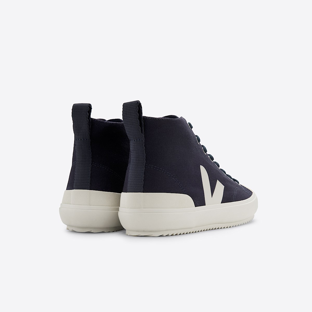 veja sneakers nova-ht coton-biologique bleu NT0102361 Back view