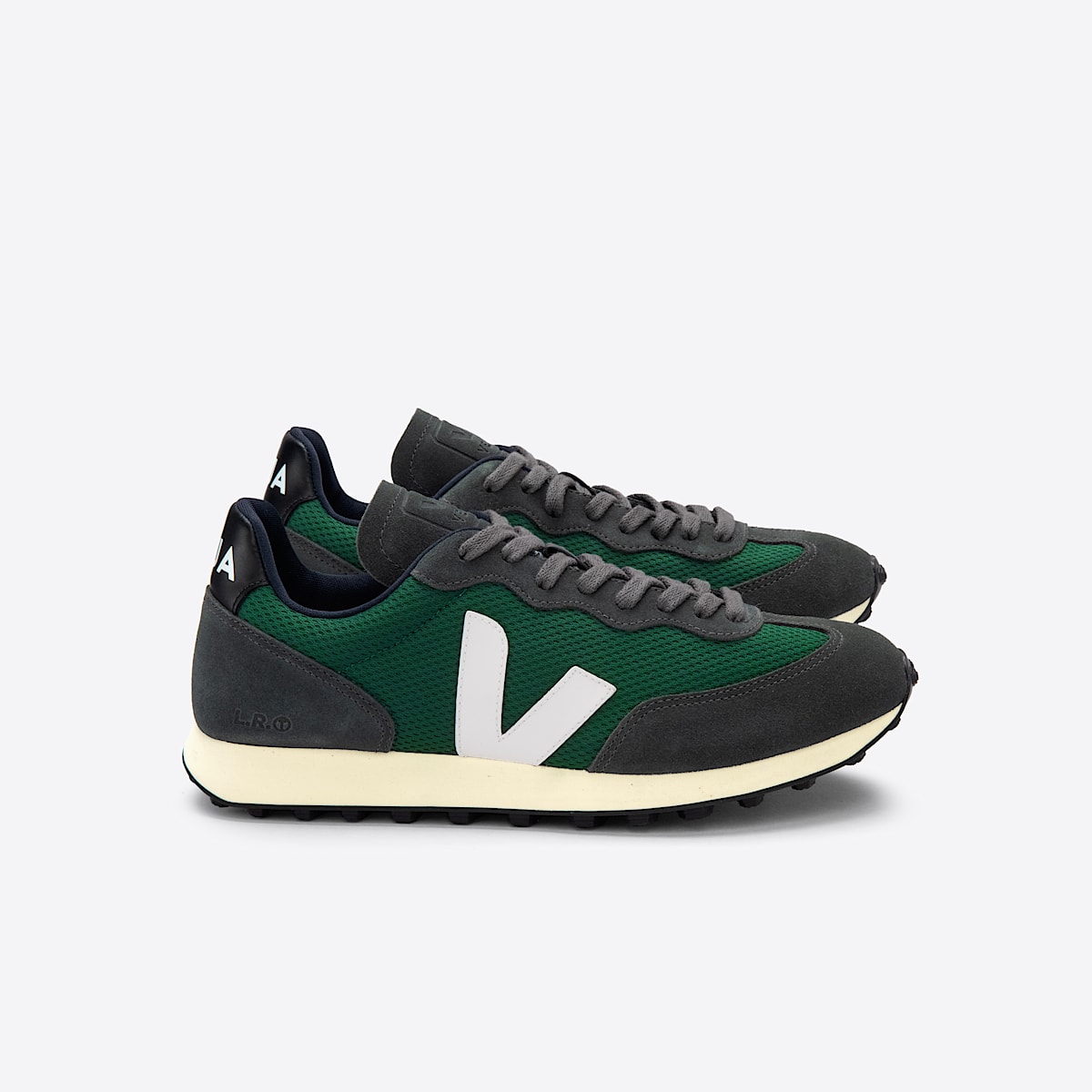 veja baskets rio-branco recyclé vert RB0102975 Lateral view