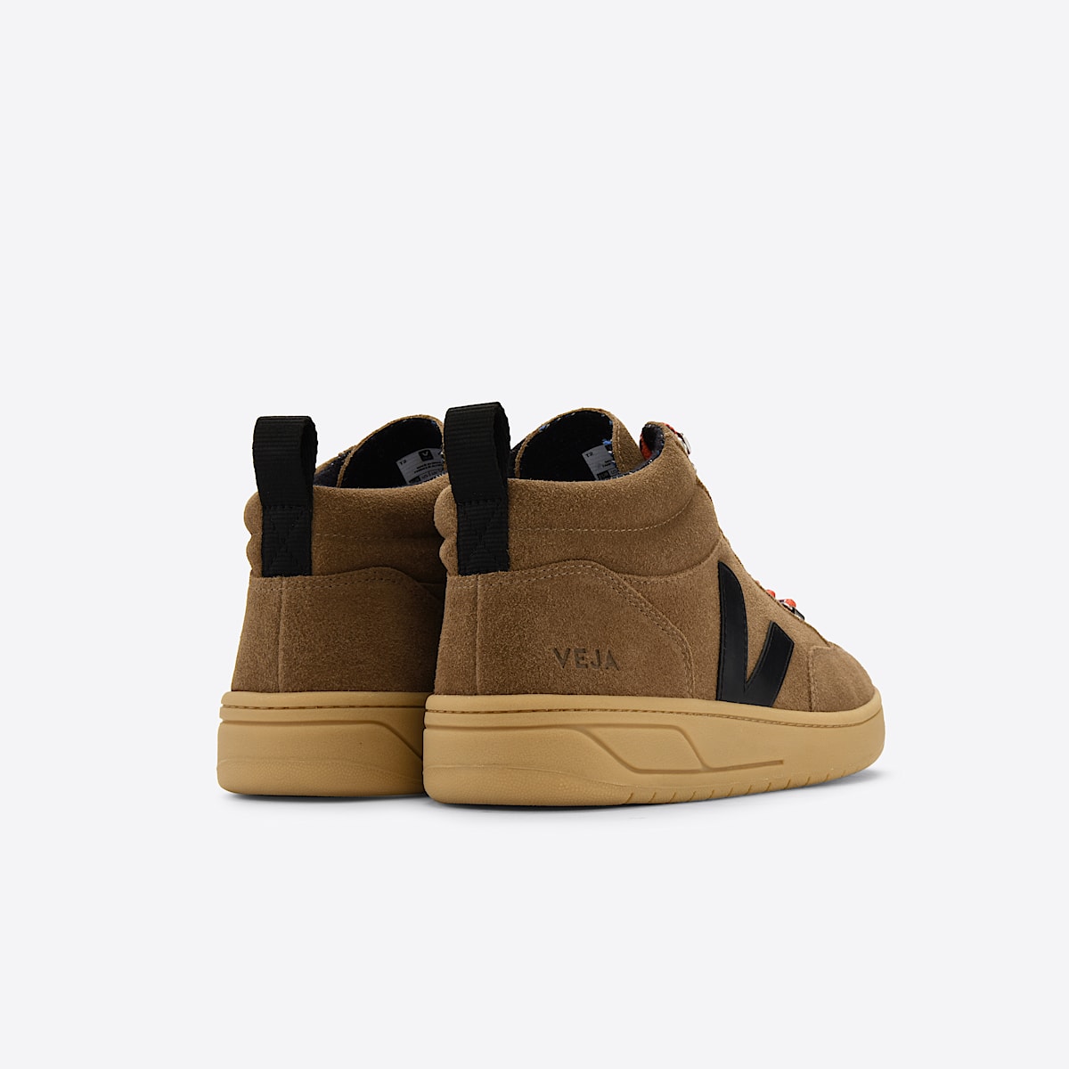 veja sneakers roraima pelle-scamosciata marrone QR0301642 Back view