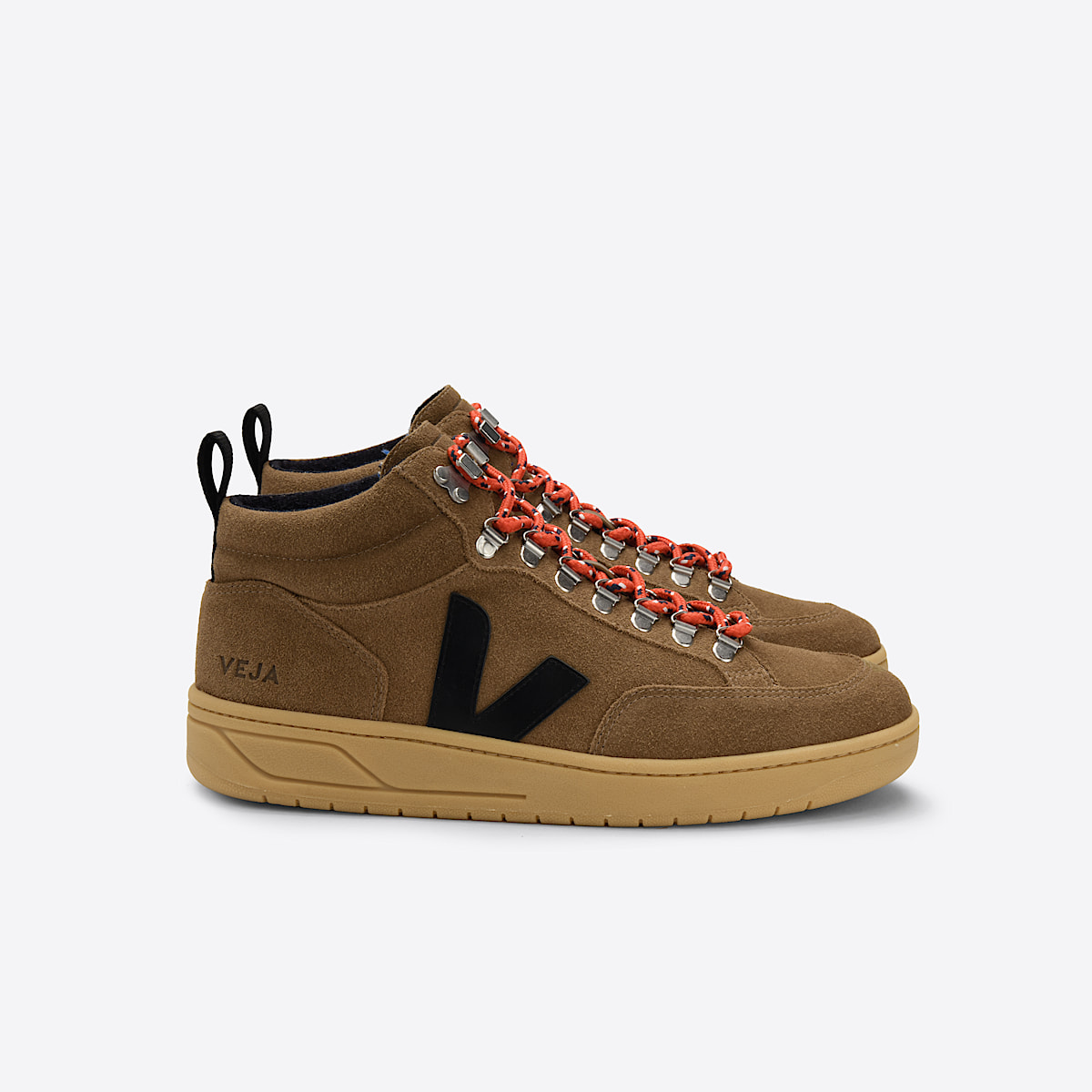 veja sneakers roraima pelle-scamosciata marrone QR0301642 Lateral view