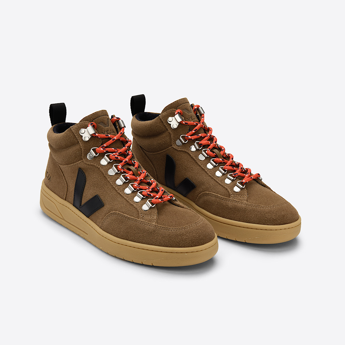 veja sneakers roraima pelle-scamosciata marrone QR0301642 Top view