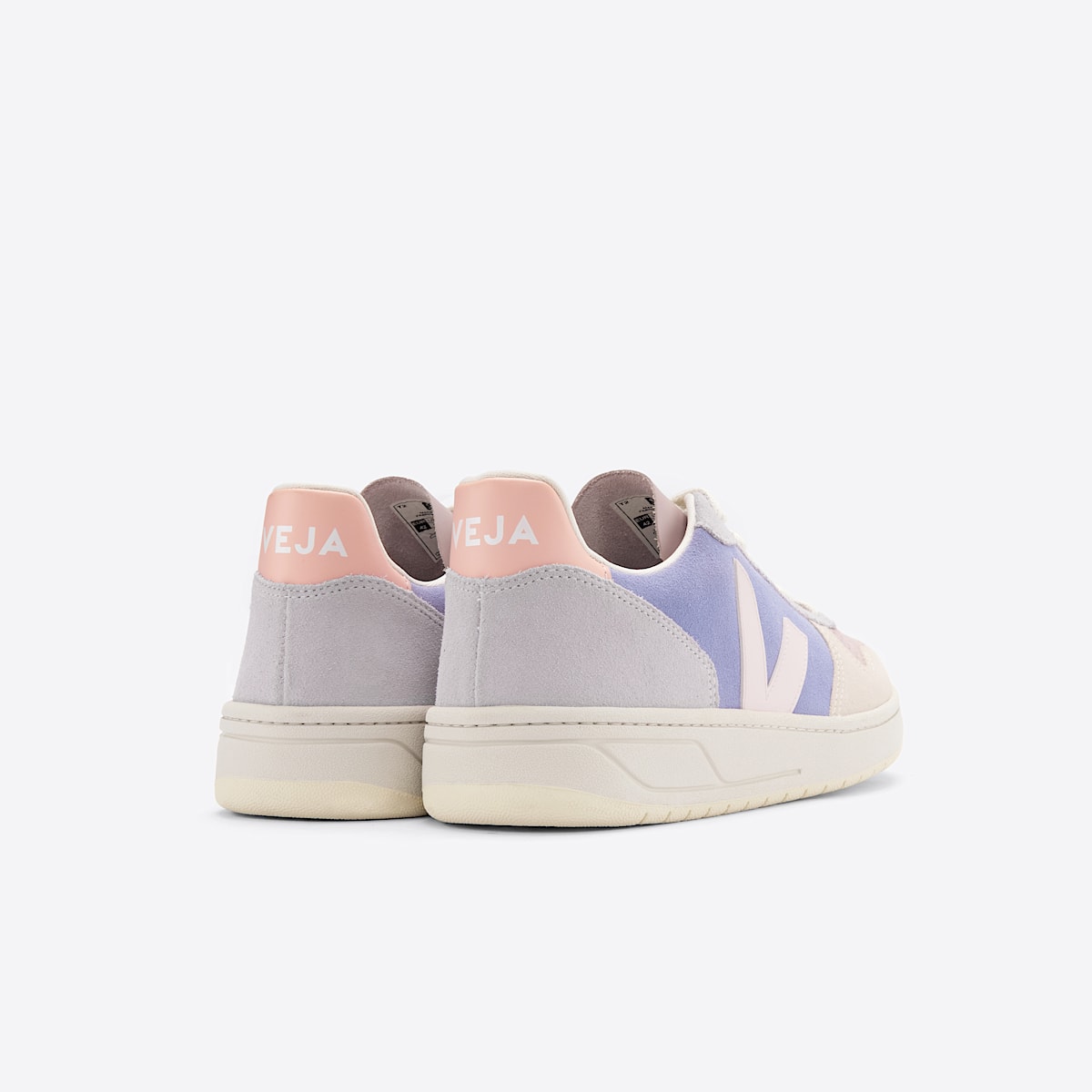 veja sneakers v-10 camurça multicolor VX0302895 Back view