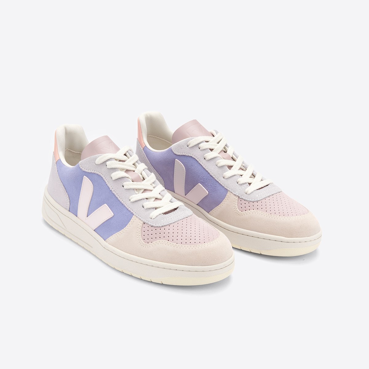 veja sneakers v-10 camurça multicolor VX0302895 Top view