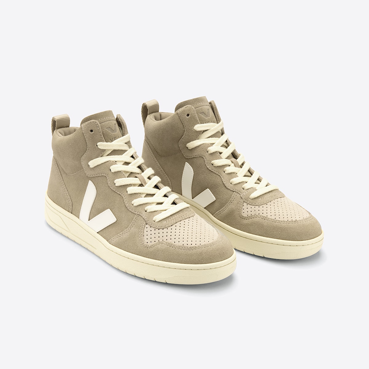 veja sneakers v-15 suede beige VQ0302912 Top view