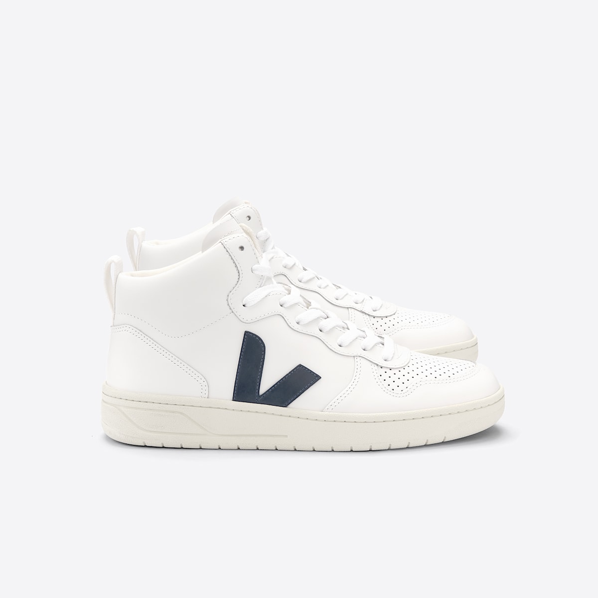 veja baskets v-15 cuir blanc VQ0203086 Lateral view