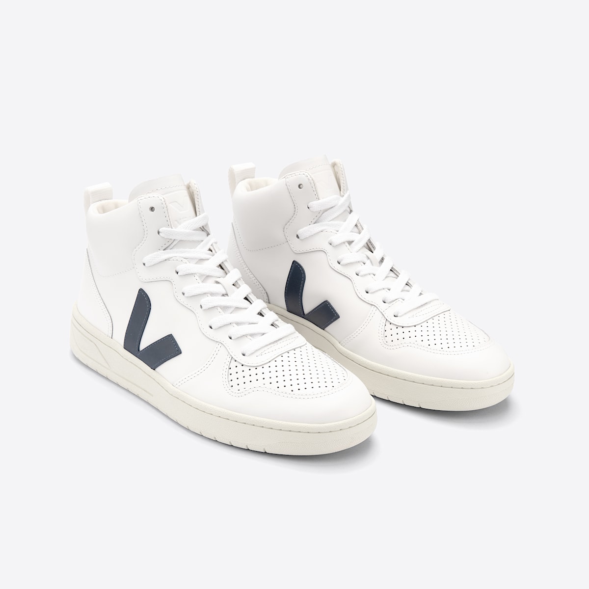 veja baskets v-15 cuir blanc VQ0203086 Top view