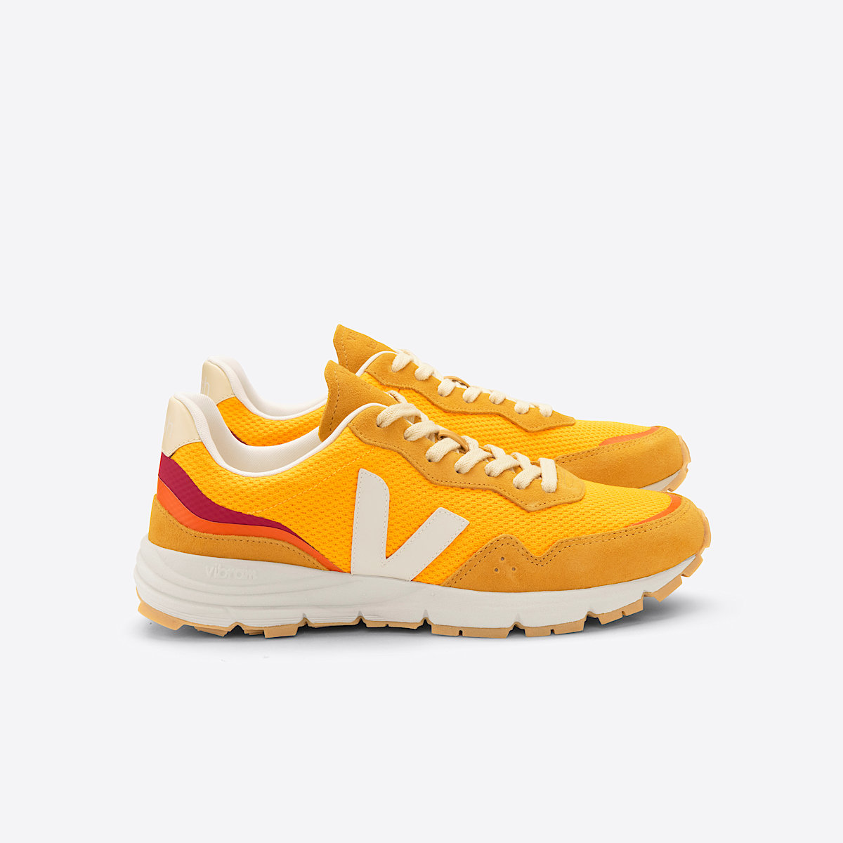 veja sneakers veja-x-ba&sh recycled yellow BH0103069 Lateral view