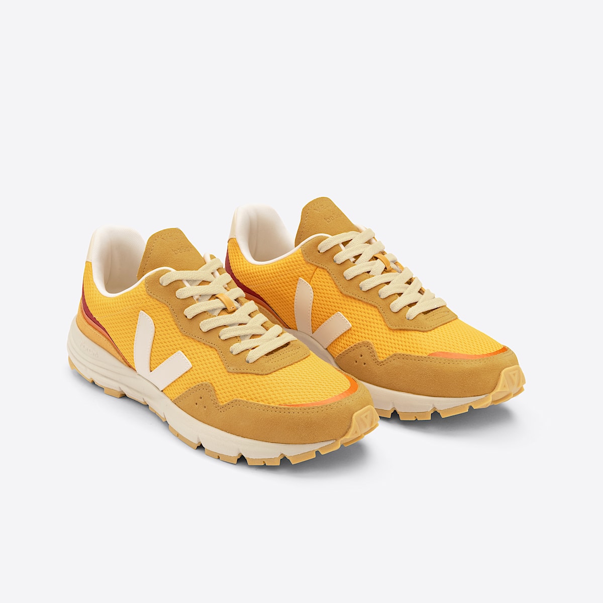 veja sneakers veja-x-ba&sh recycled yellow BH0103069 Top view