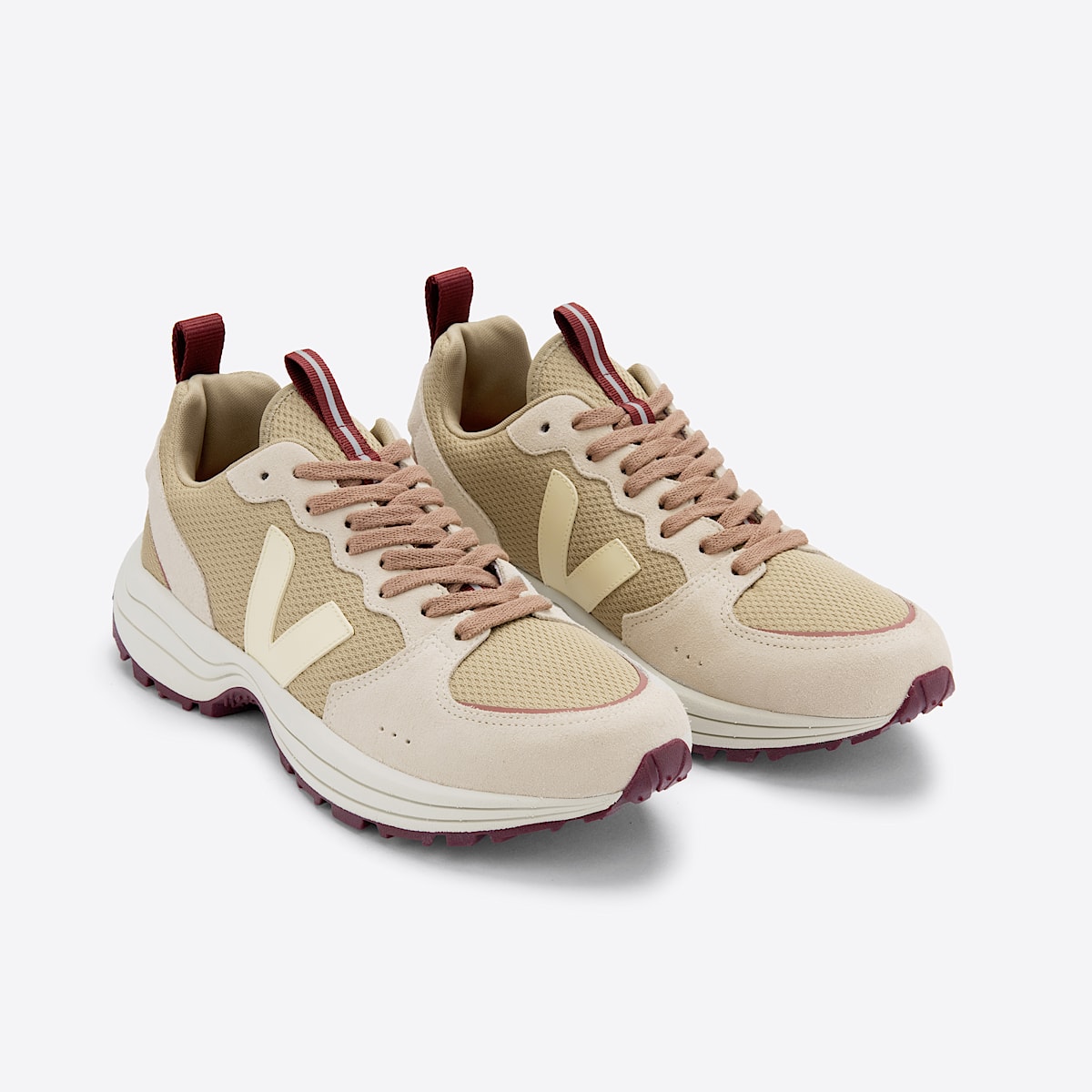 veja sneakers venturi recycled beige VT0102993 Top view