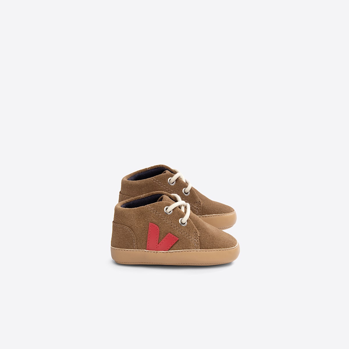 veja baskets baby suède marron BB0303265 Lateral view