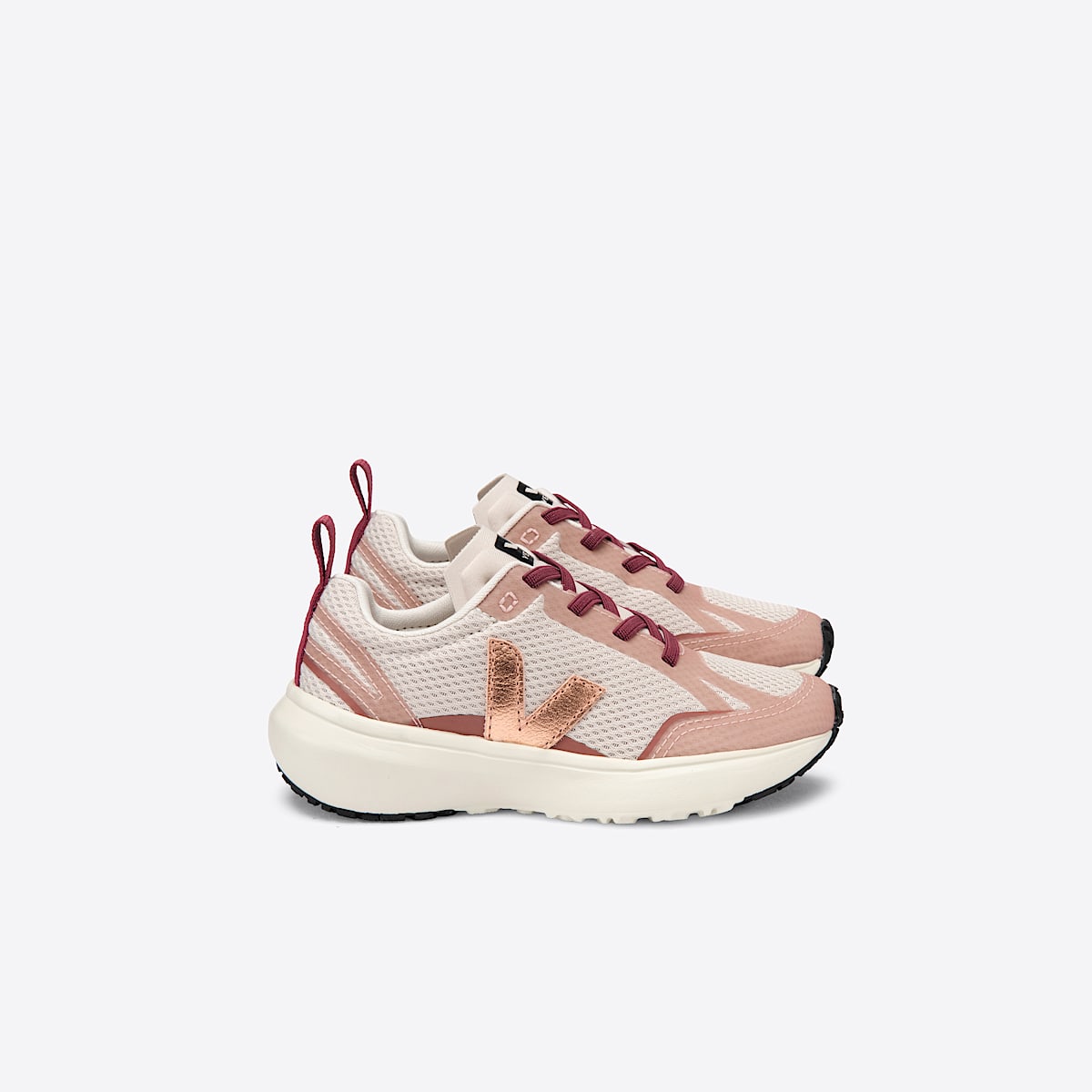veja sneakers small-canary-el recycled pink YE0103089 Lateral view