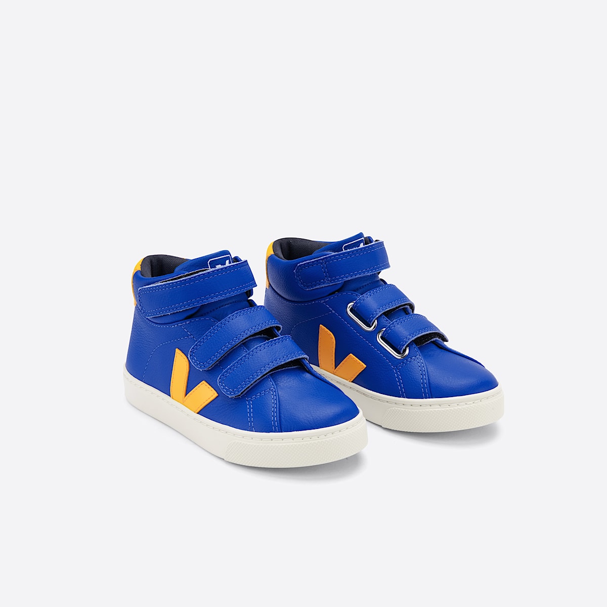 veja sneakers small-esplar-mid cuero azul MV0503009 Top view