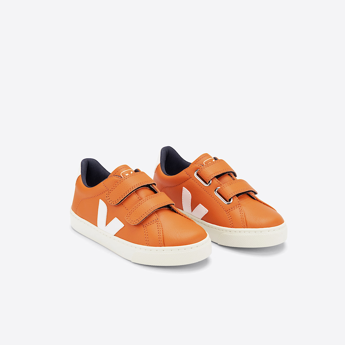 veja baskets small-esplar cuir orange SV0503021 Top view