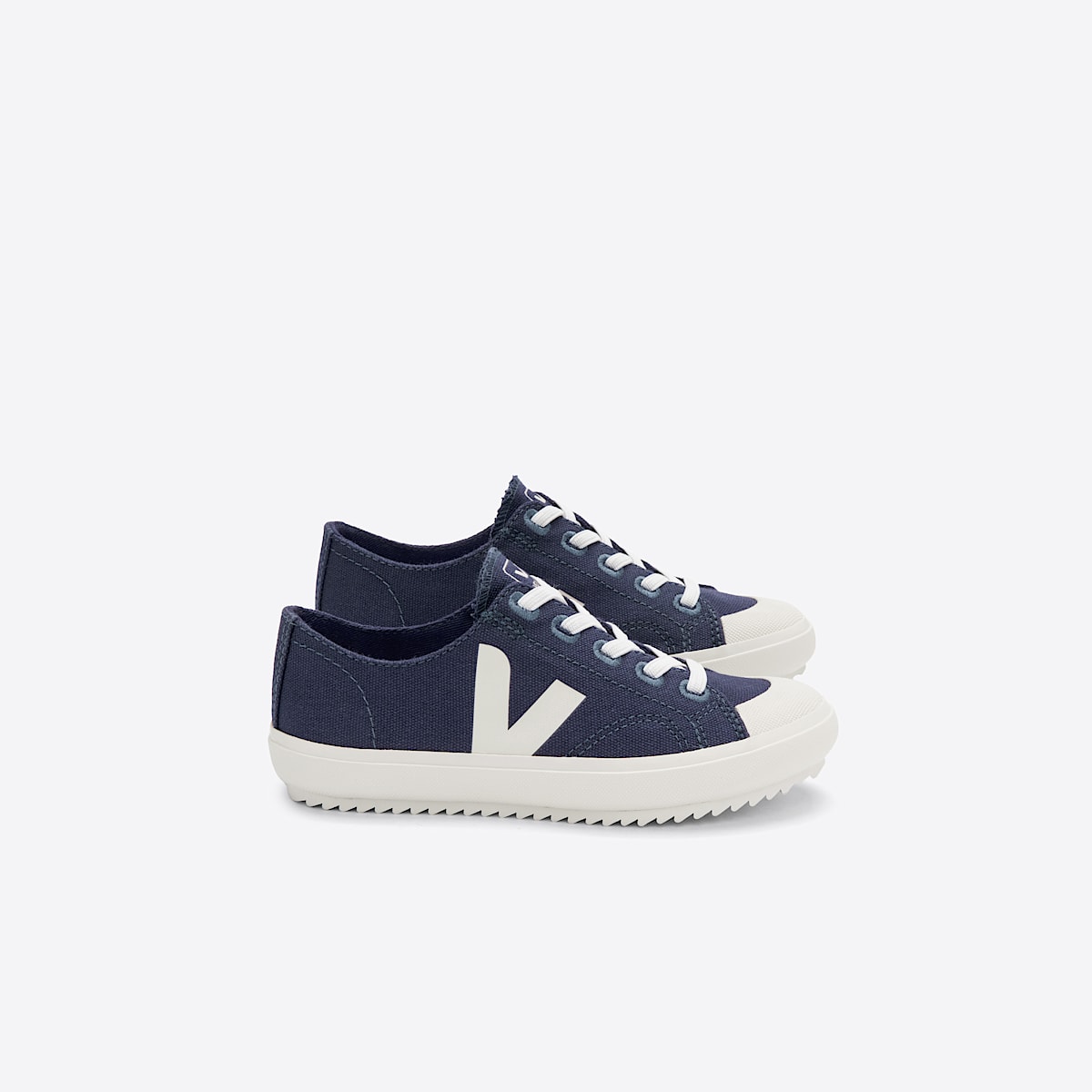 veja sneakers small-flip-el organic-cotton blue FL0103071 Lateral view