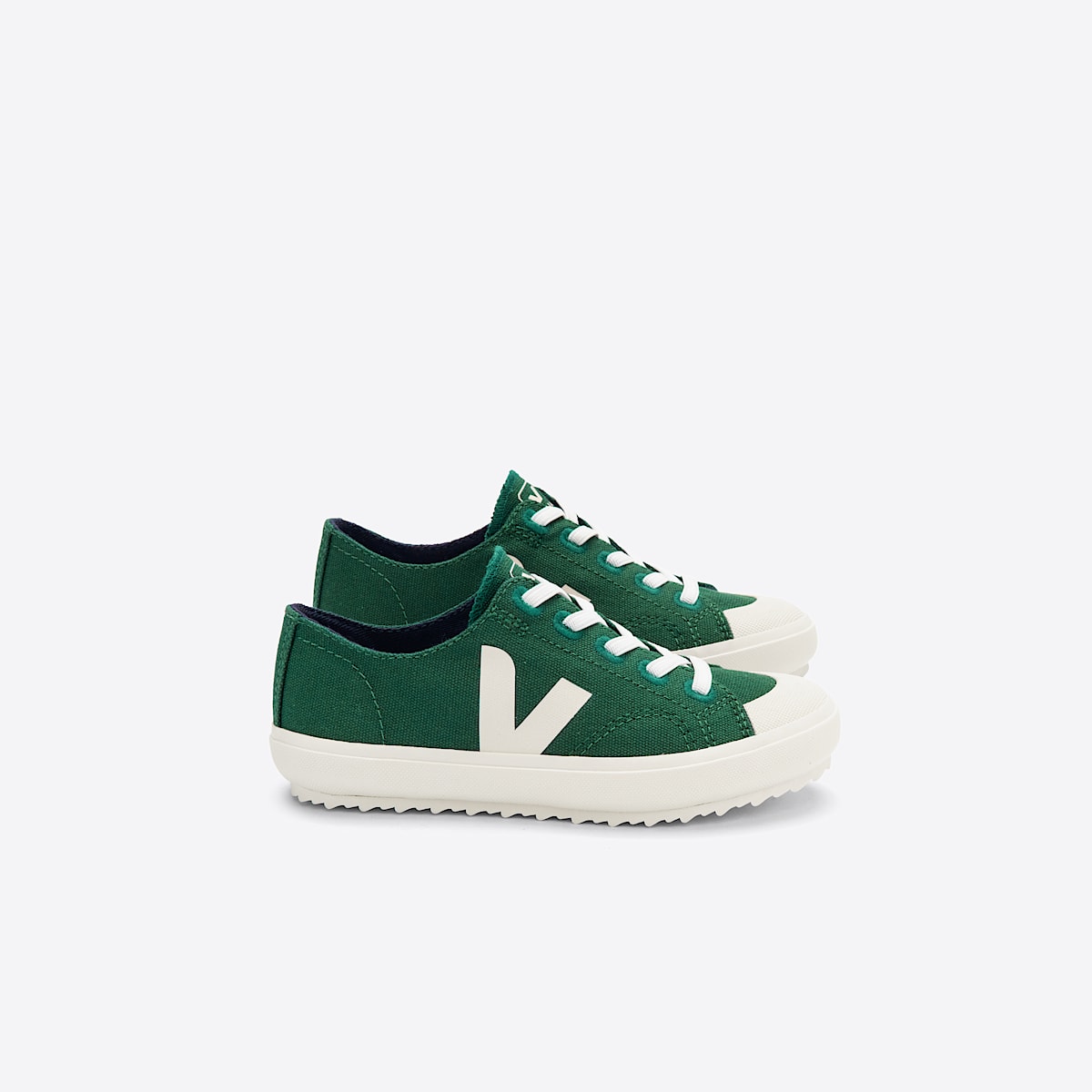 veja sneakers small-flip-el organic-cotton green FL0103060 Lateral view