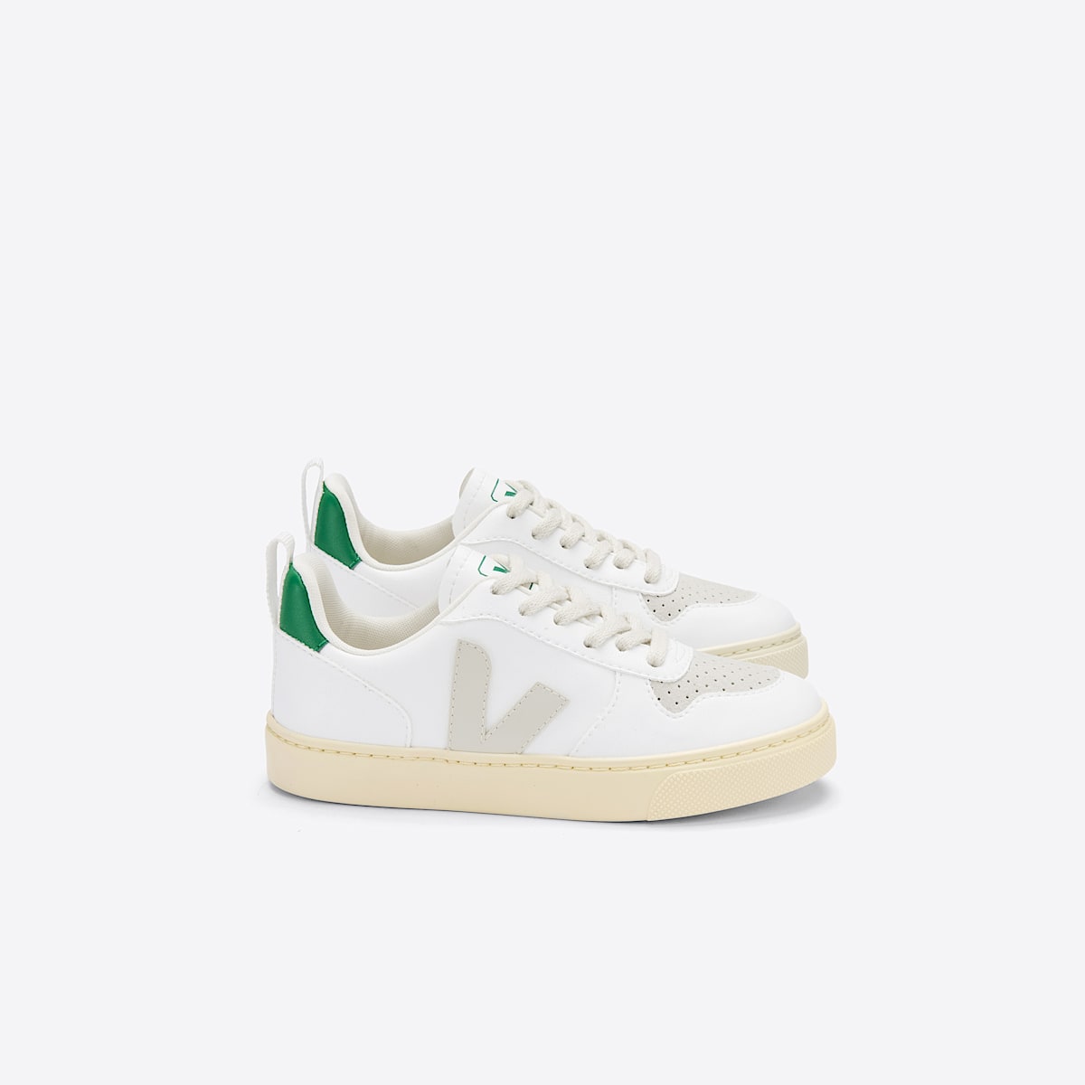 veja small-v-10-laces vegan branco CX0703045C370