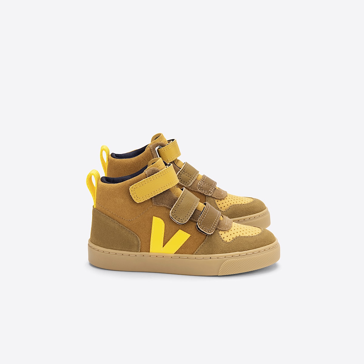 veja sneaker small-v-10-malha wildleder braun DX0303047 Lateral view