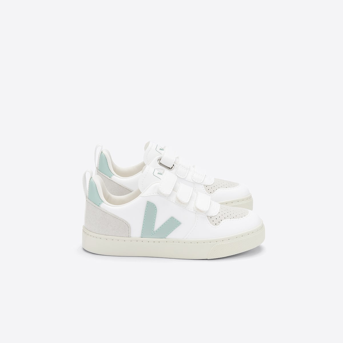 veja sneakers small-v-10 vegan white CV0703034 Lateral view