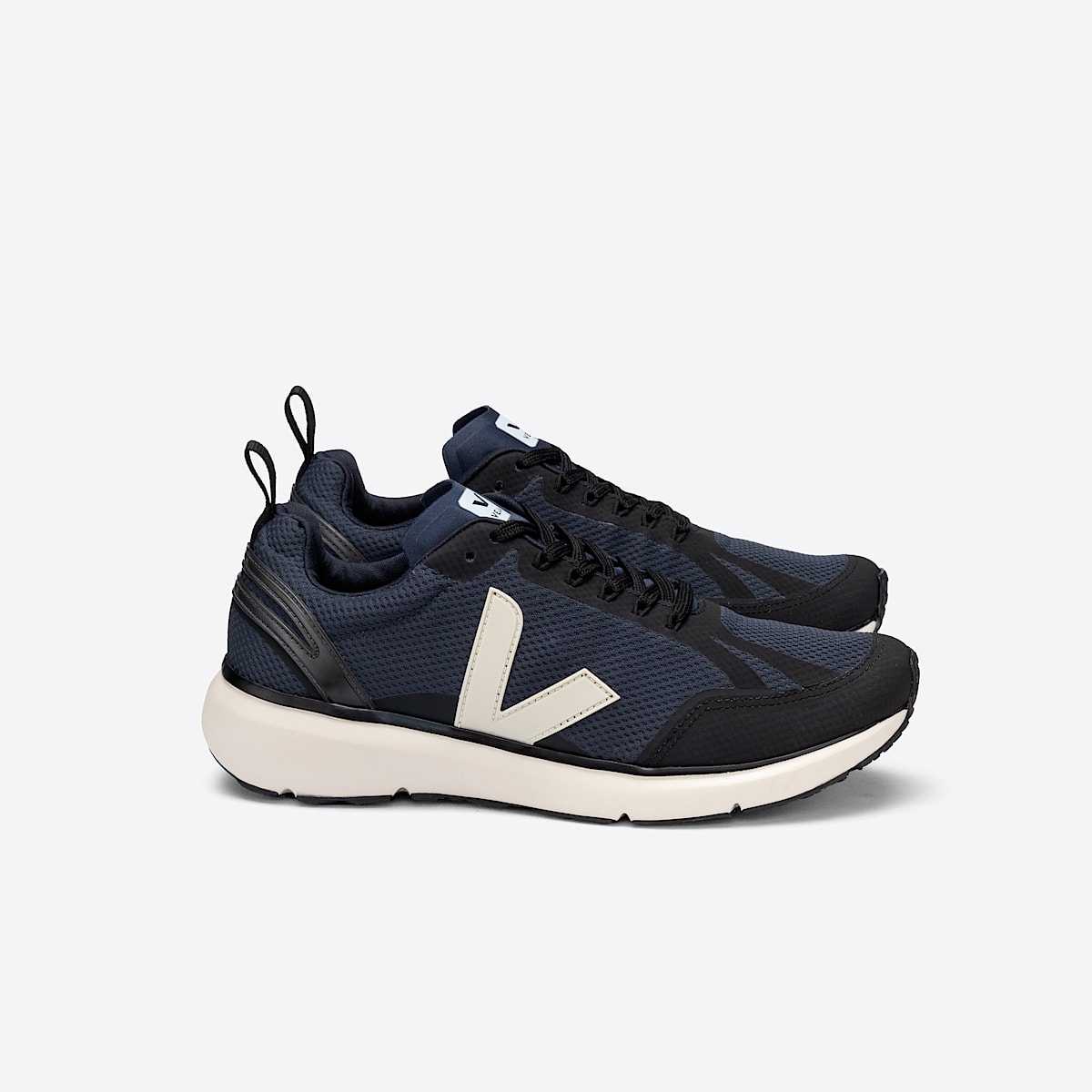 veja baskets condor-2 recyclé bleu CL0102472 Lateral view