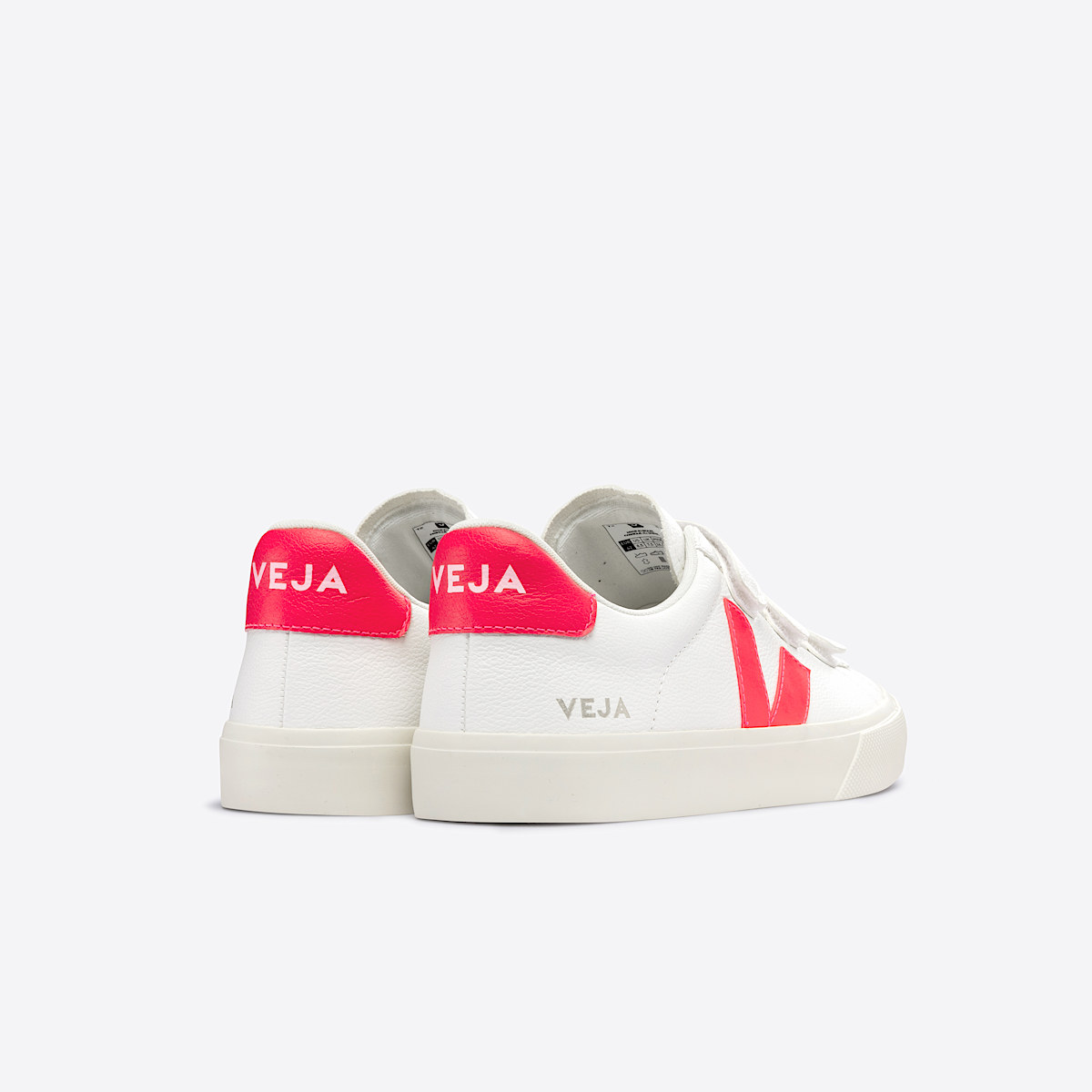 veja sneakers recife-logo cuero blanco RC0503145 Back view