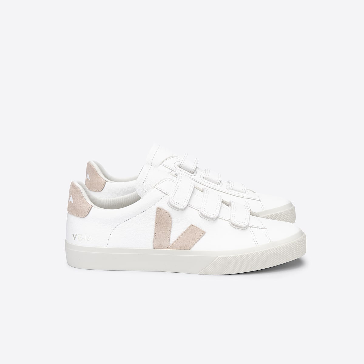 veja sneakers recife-logo couro branco RC0502335 Lateral view