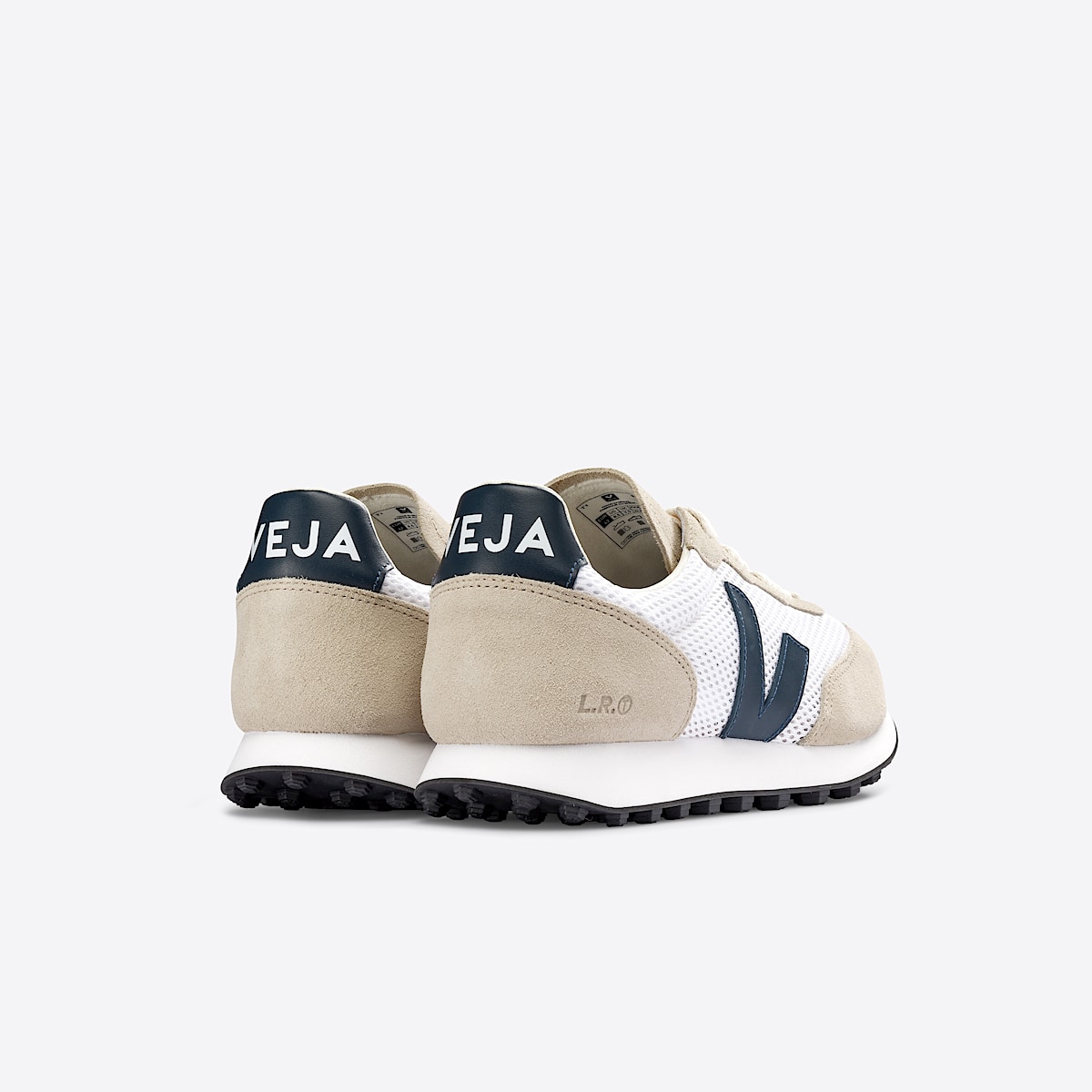 veja sneakers rio-branco-light recycled beige RL2203180 Back view