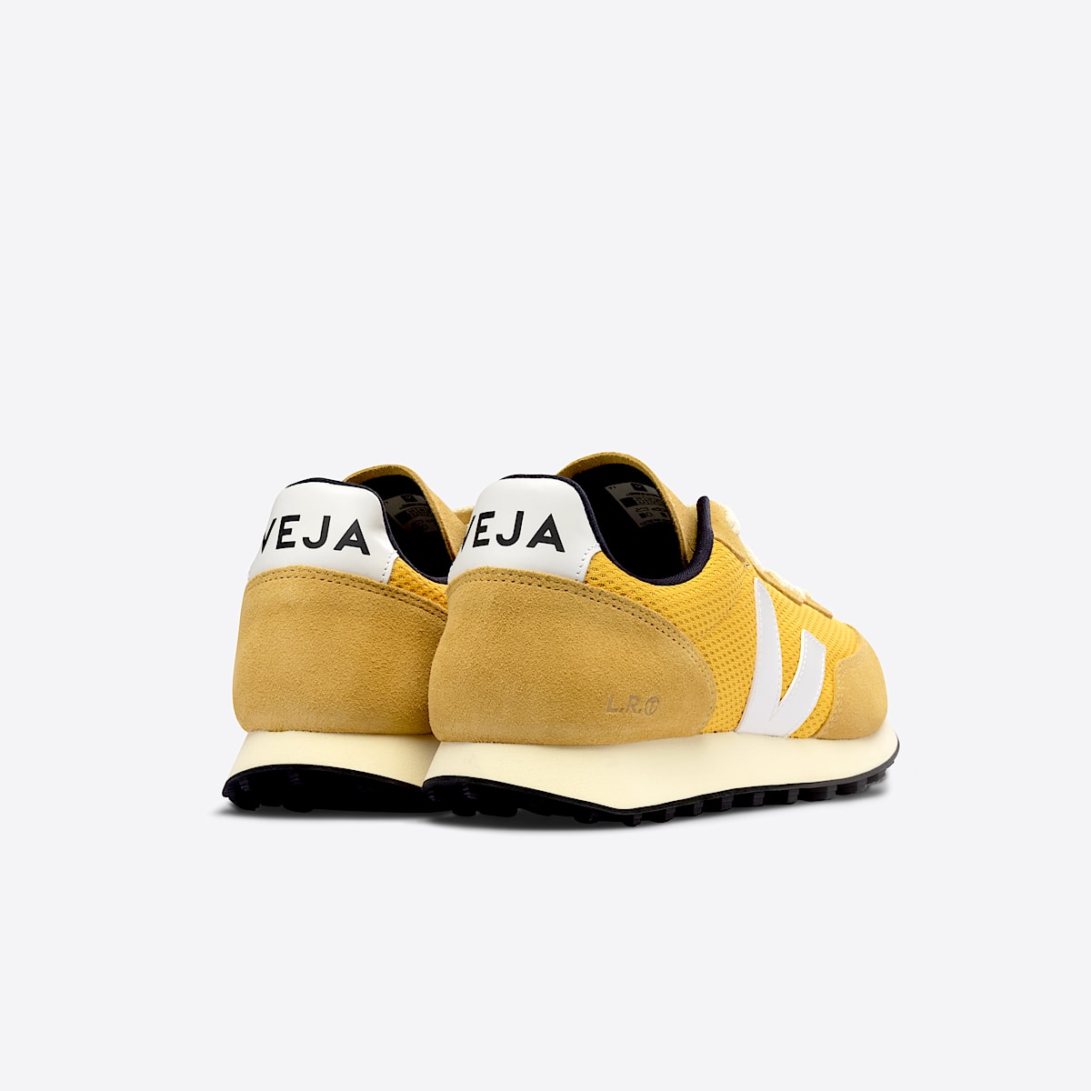 veja sneakers rio-branco reciclado amarillo RB1803157 Back view