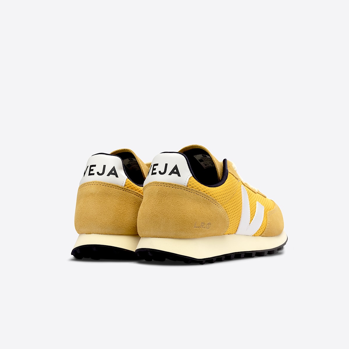 veja sneakers rio-branco riciclato giallo RB1803157 Back view