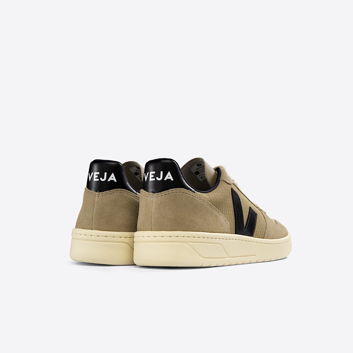 veja sneakers v-10 ripstop beige VX1903098 Back view