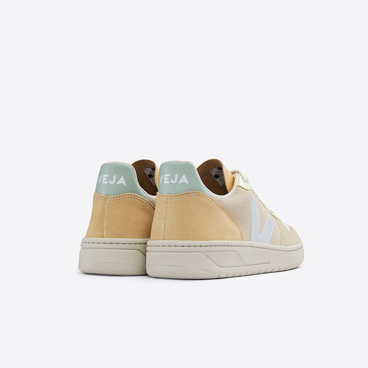 veja sneakers v-10 suede multicolor VX0303135 Back view