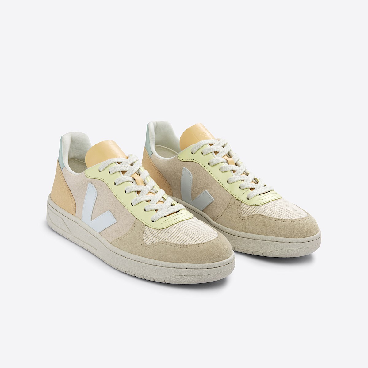 veja sneakers v-10 suede multicolor VX0303135 Top view