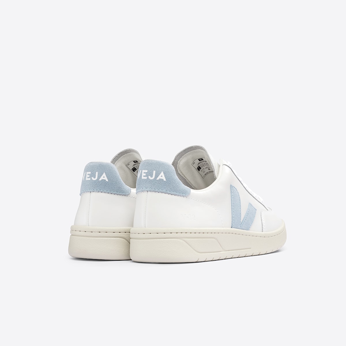 veja sneakers v-12 leather white XD0202787 Back view