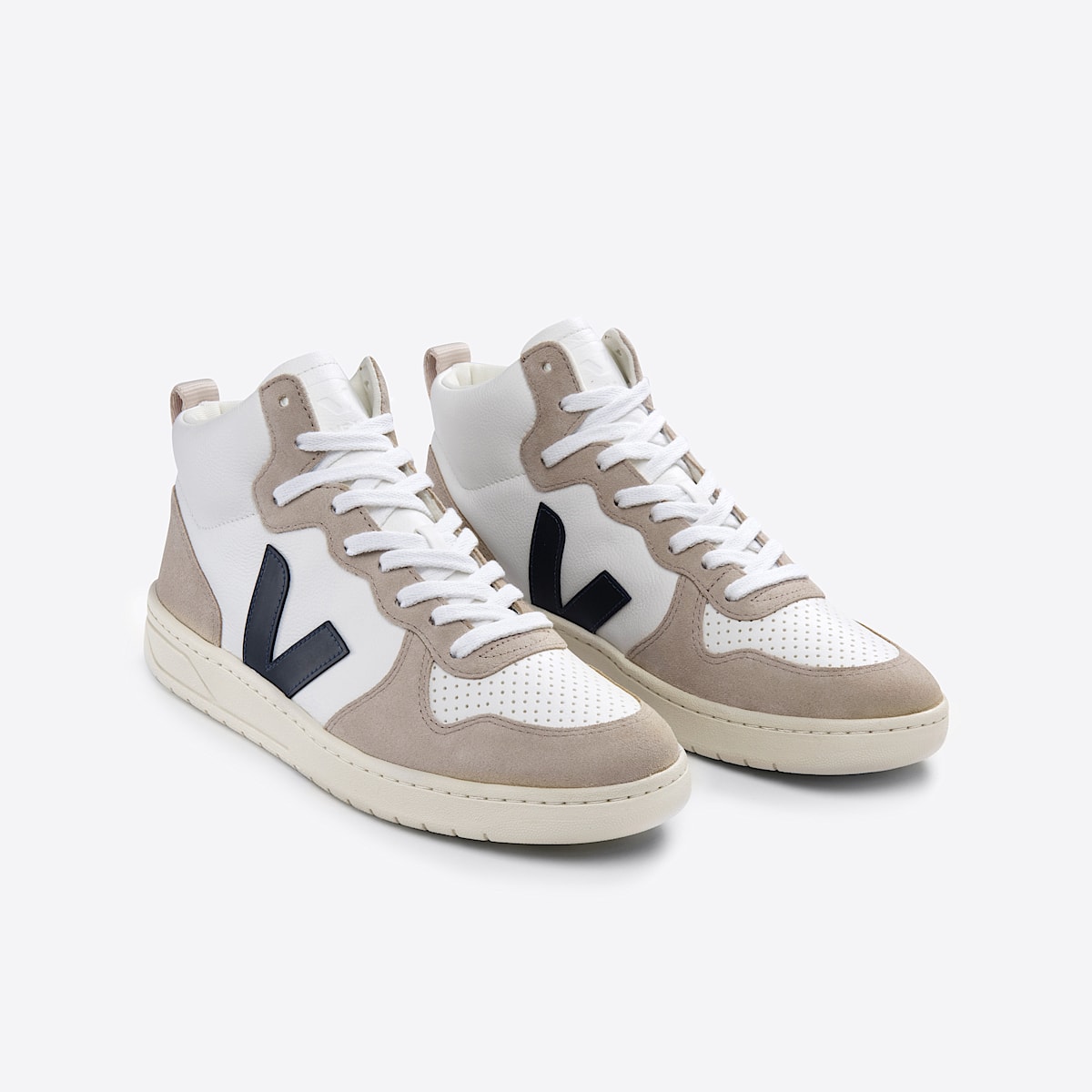 veja sneakers v-15 leather white VQ0503116 Top view