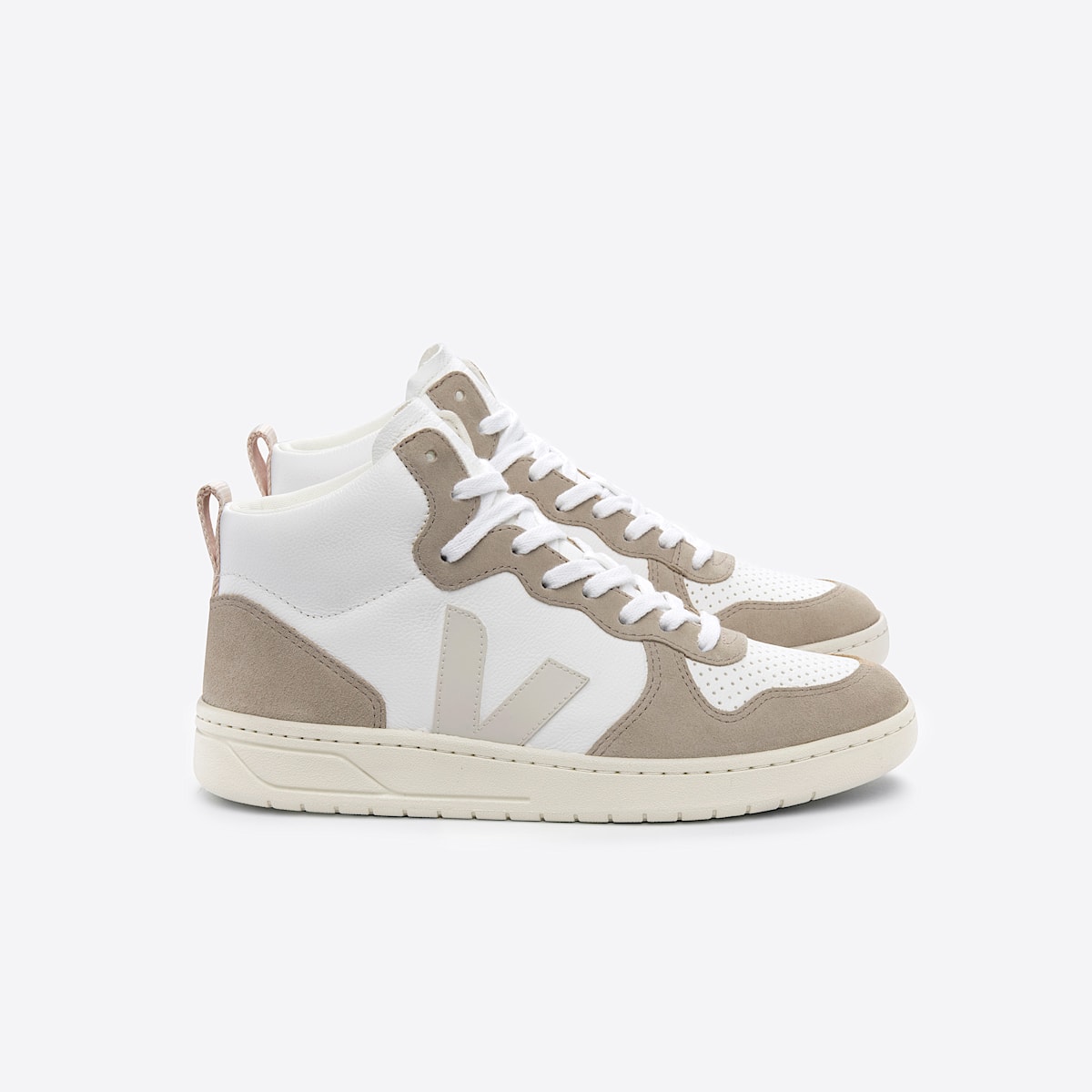 veja sneaker v-15 leder weiss VQ0503109 Lateral view