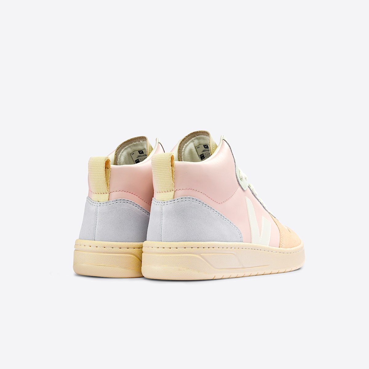 veja sneaker v-15 leder mehrfarbig VQ0203142 Back view