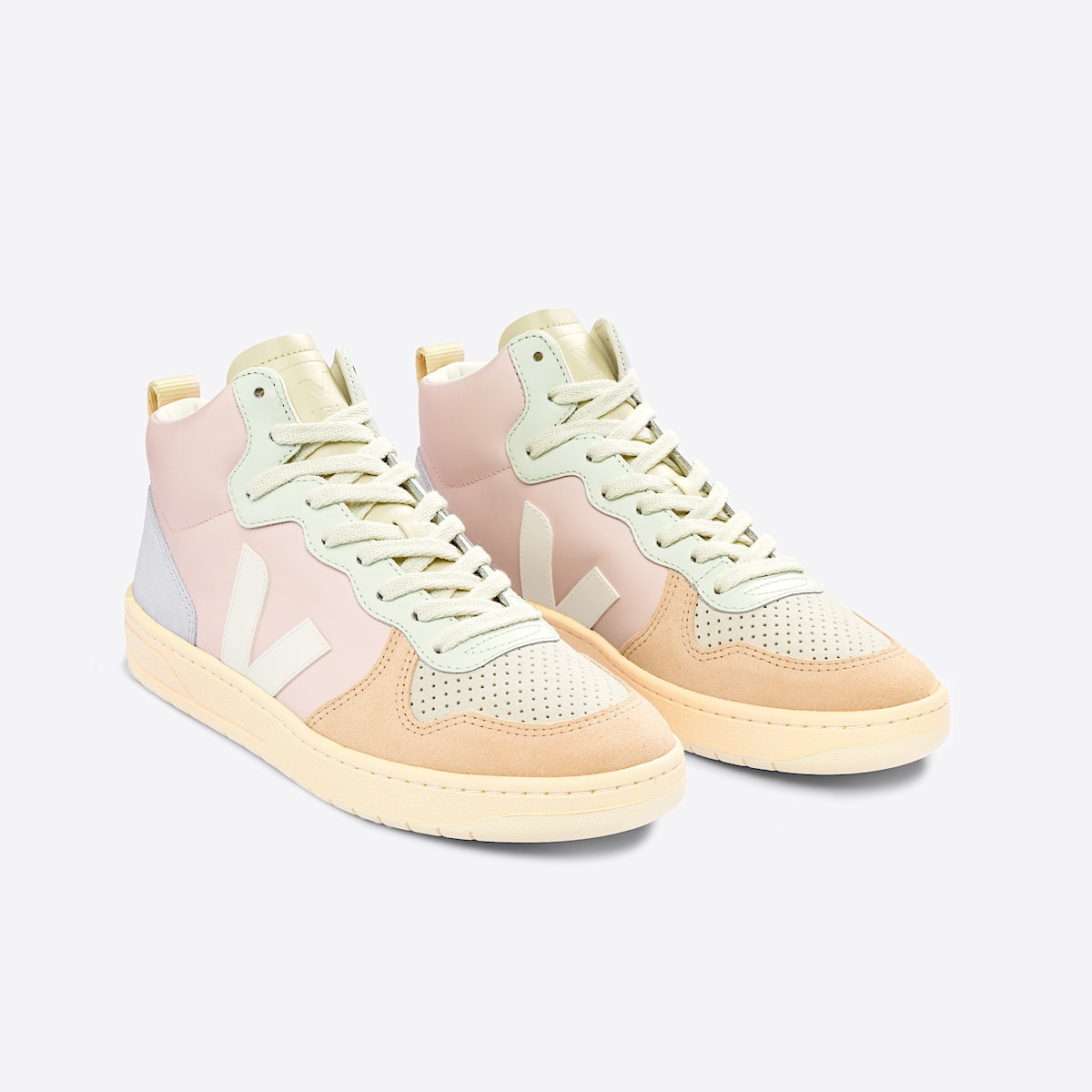 veja sneaker v-15 leder mehrfarbig VQ0203142 Top view