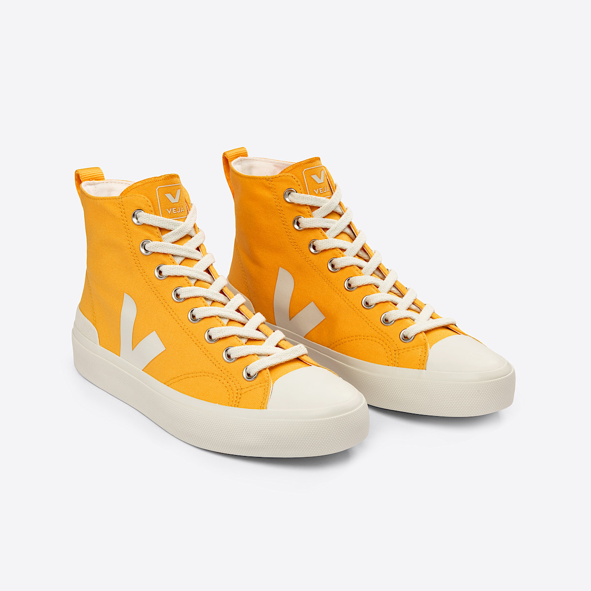 veja baskets wata-ii coton-biologique jaune PA0103167 Top view