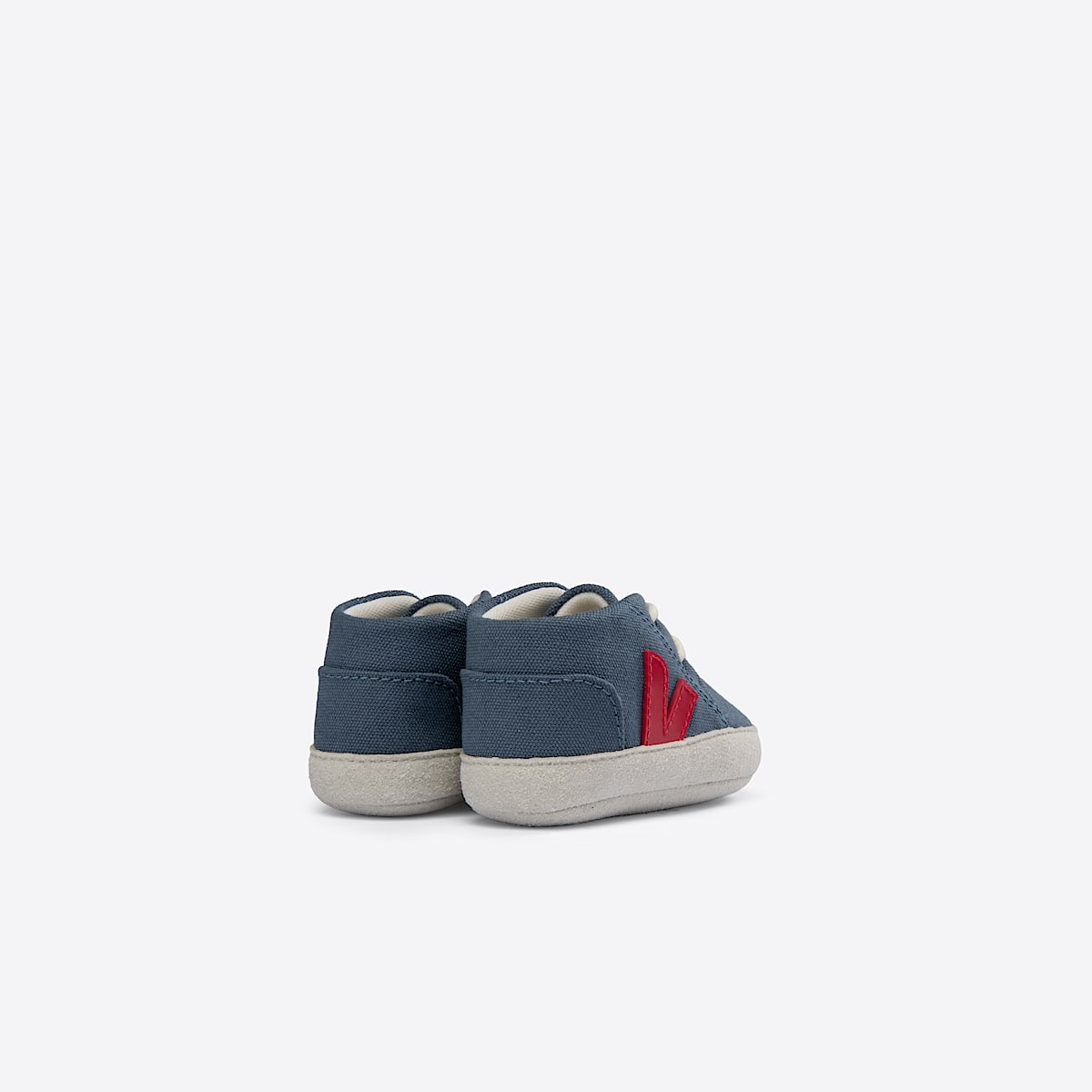 veja sapatilhas baby algodão-orgánico azul BB0103262 Back view