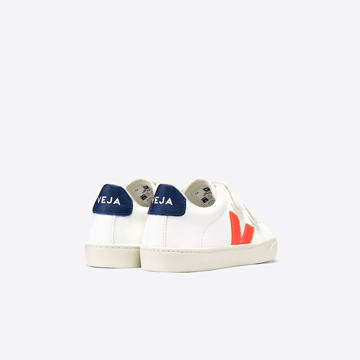 veja sneakers small-esplar leather white SV0502124 Back view