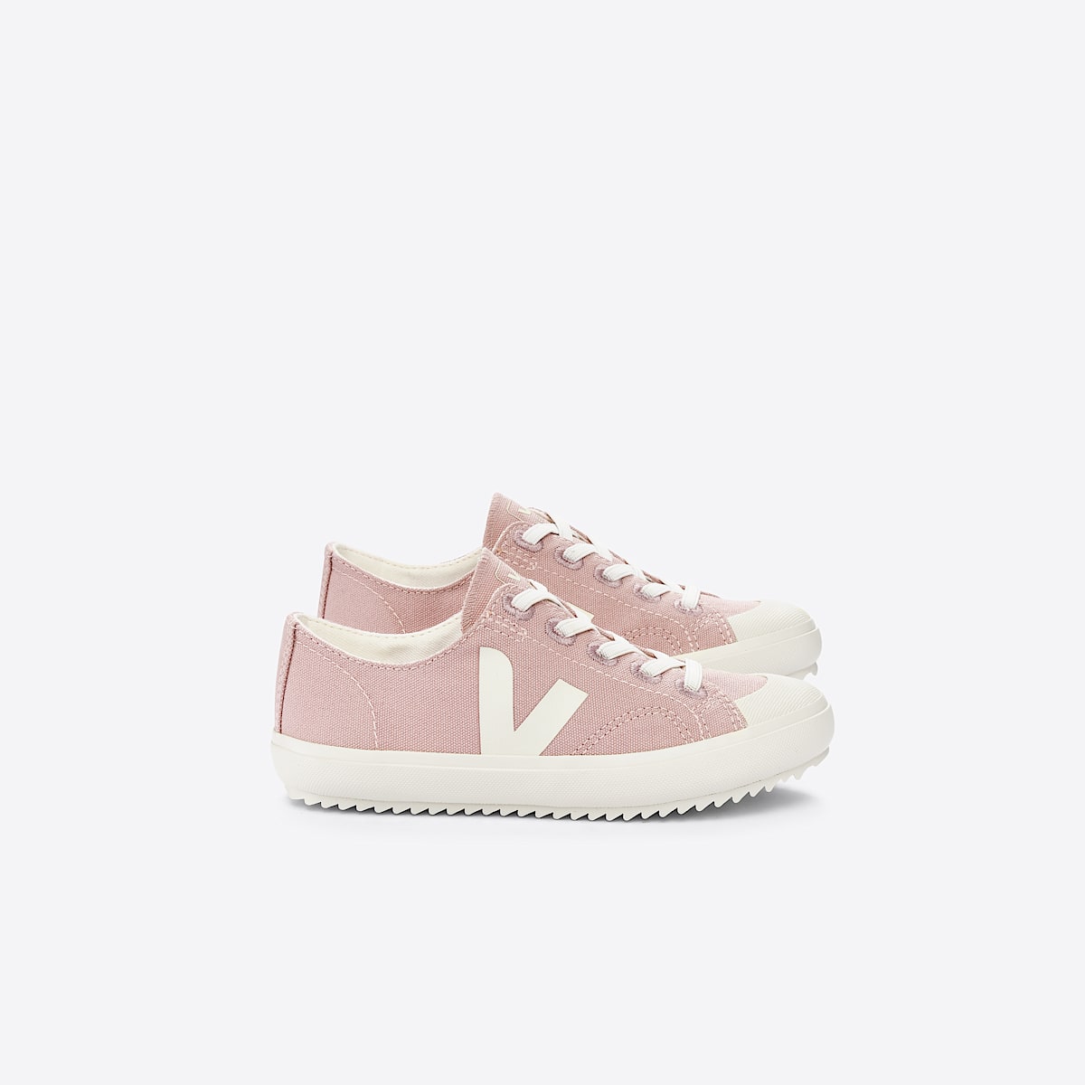 veja sneakers small-flip-el organic-cotton pink FL0103249 Lateral view