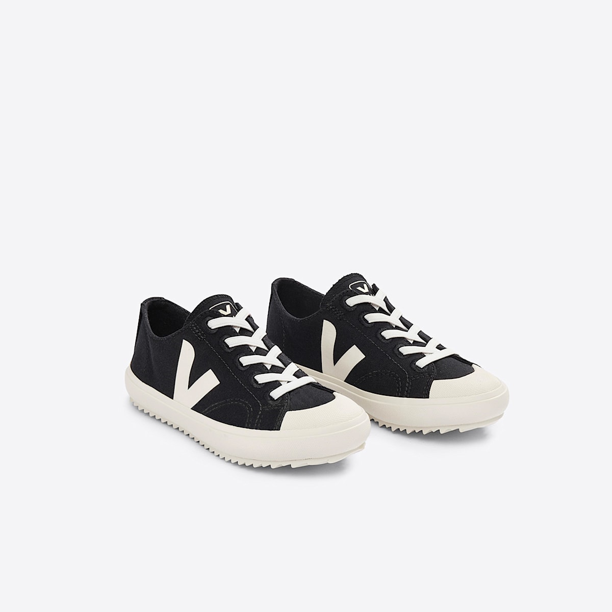 veja sneakers small-flip-el organic-cotton black FL0101397 Top view